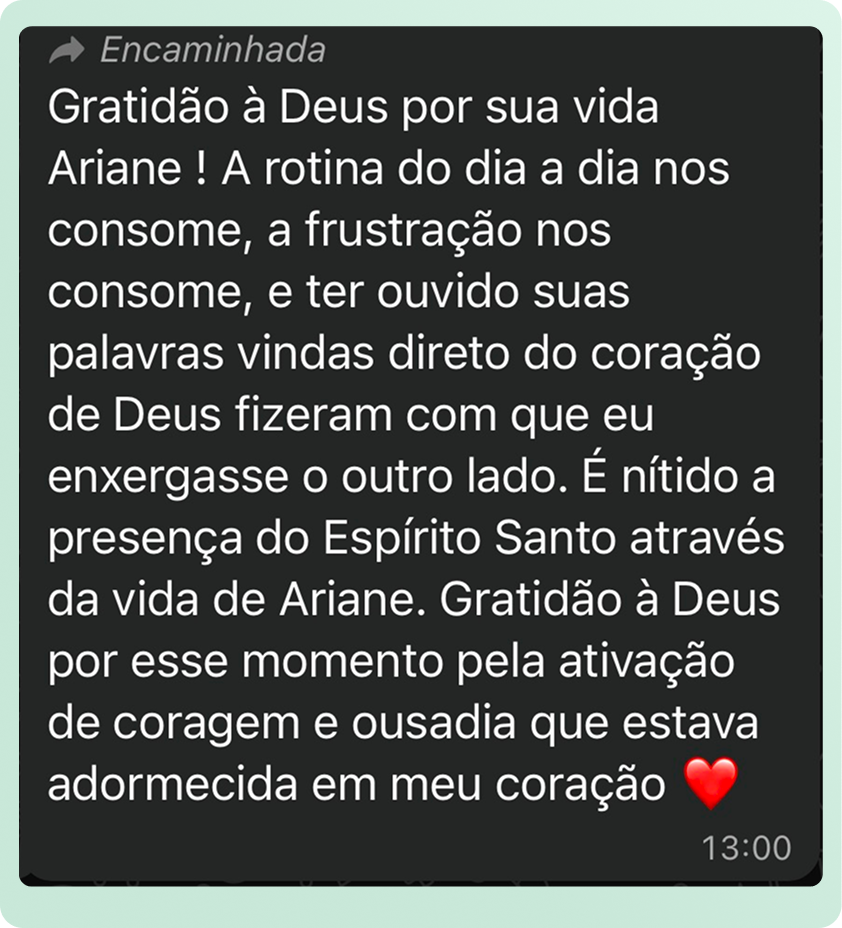 Depoimento sobre crescimento em graça e sabedoria